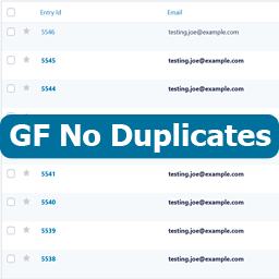 GF No Duplicates logo