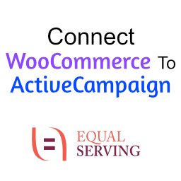 Connect WooCommerce to ActiveCampaign by EqualServing logo