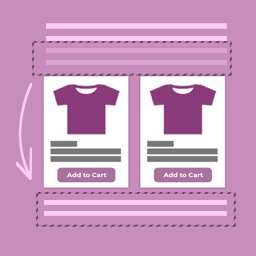 Move Category description under products for WooCommerce logo