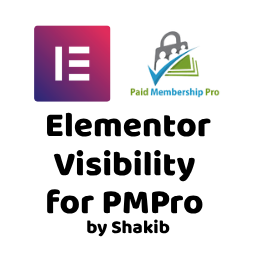 Membership Visibility Control for Elementor (PMPro) – by Shakib logo