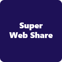 Super Web Share – Native Social Sharing Button logo