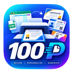 100Prints logo