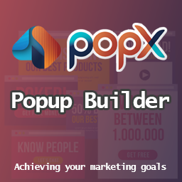 PopX – Popup Builder for Boost Sales, Conversions, Optins, Email Newsletters and Lead Generation logo