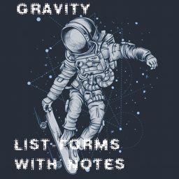 List-Forms for Gravity logo