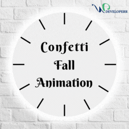 Confetti Fall Animation logo