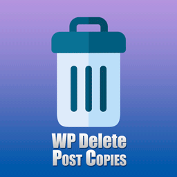 WP Delete Post Copies logo