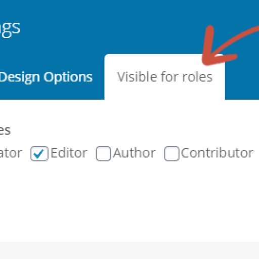 Hide Content by User Role for WPBakery logo