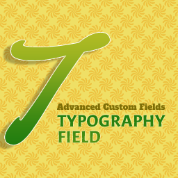 Advanced Custom Fields: Typography Field logo
