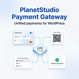PlanetStudio Payment Gateway logo