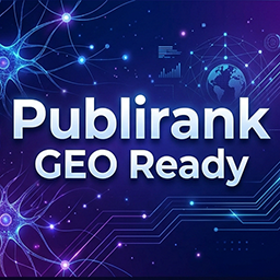 Publirank GEO Ready logo