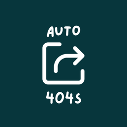 Auto Redirect 404 to Custom URL logo
