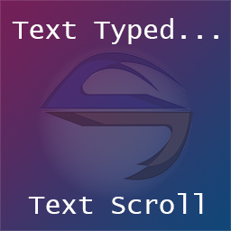 Slider Text Scroll logo