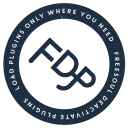 Freesoul Deactivate Plugins – Disable plugins on individual WordPress pages logo