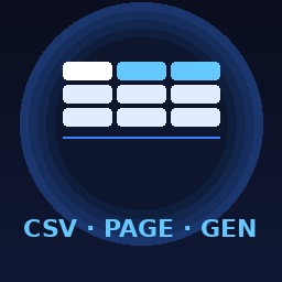 Bitbetrieb CSV Page Generator logo