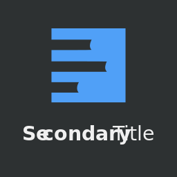 Secondary Title logo