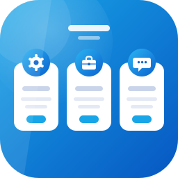 Services Section Block – present your services in clean grids and columns logo