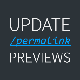 Update Permalink/Slug Previews in Admin logo