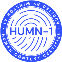 HUMN-1 AI Website Scanner & Human Certification by Winston AI logo