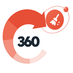 360 Orbit Media Cleaner logo