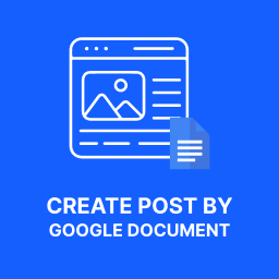 Create Post by Google Document logo