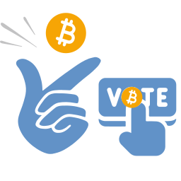 Coinsnap Bitcoin Voting logo