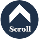 Scroll to top button logo