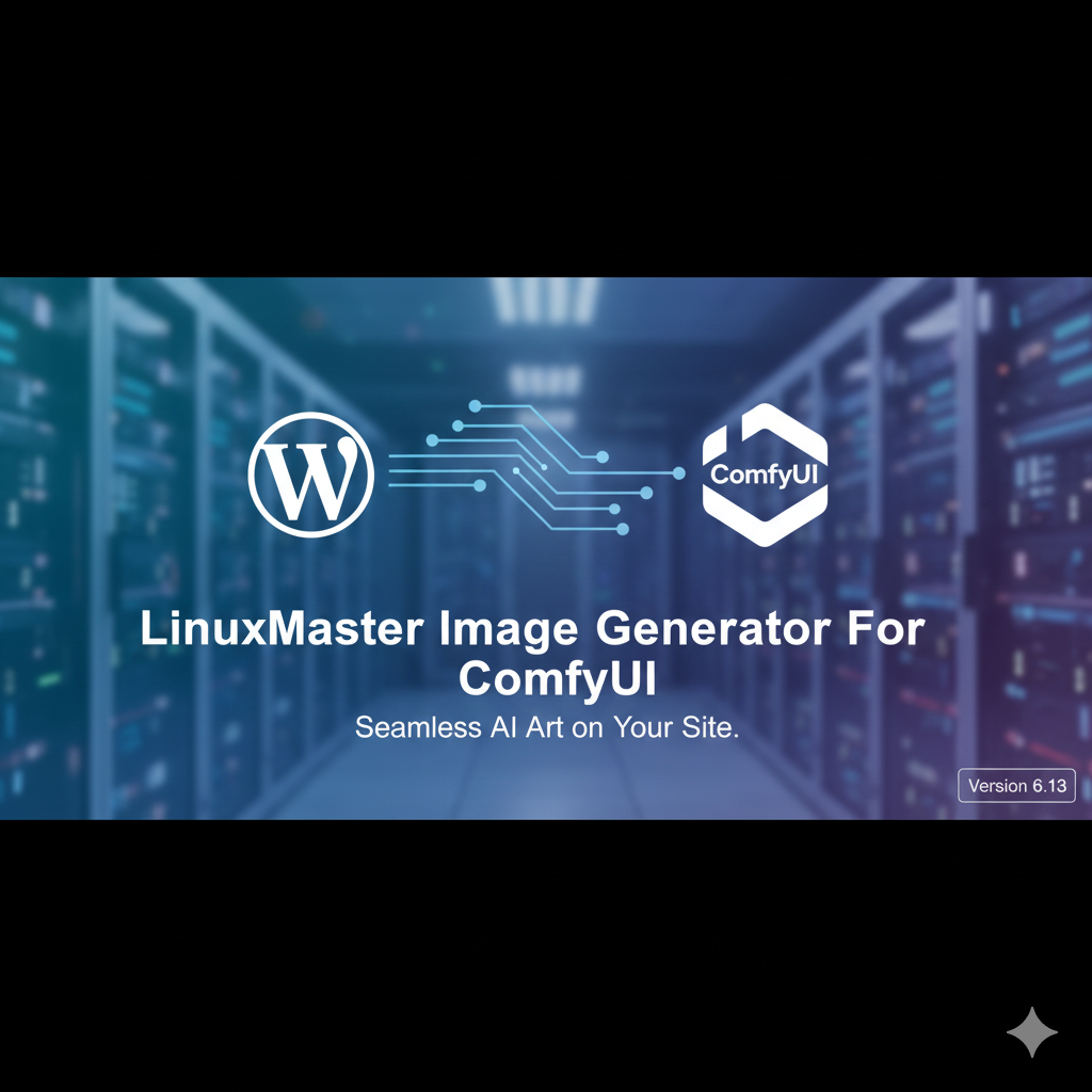 LinuxMaster Image Generator for Comfy UI logo