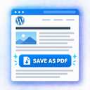 PostPDFButton – Add PDF Button to posts and pages logo