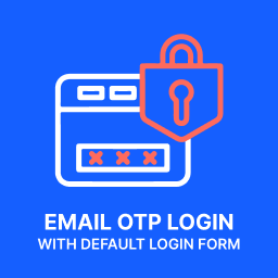 Email OTP Login with default login form logo