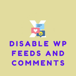 Disable Feeds and Comments logo