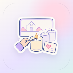 Virtual Candles – Memorial Light Display logo
