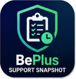 BePlus Support Snapshot logo