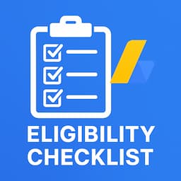 Eligibility Checklist for AdSense logo