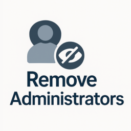 Remove Administrators logo