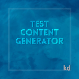 Test Content Generator logo