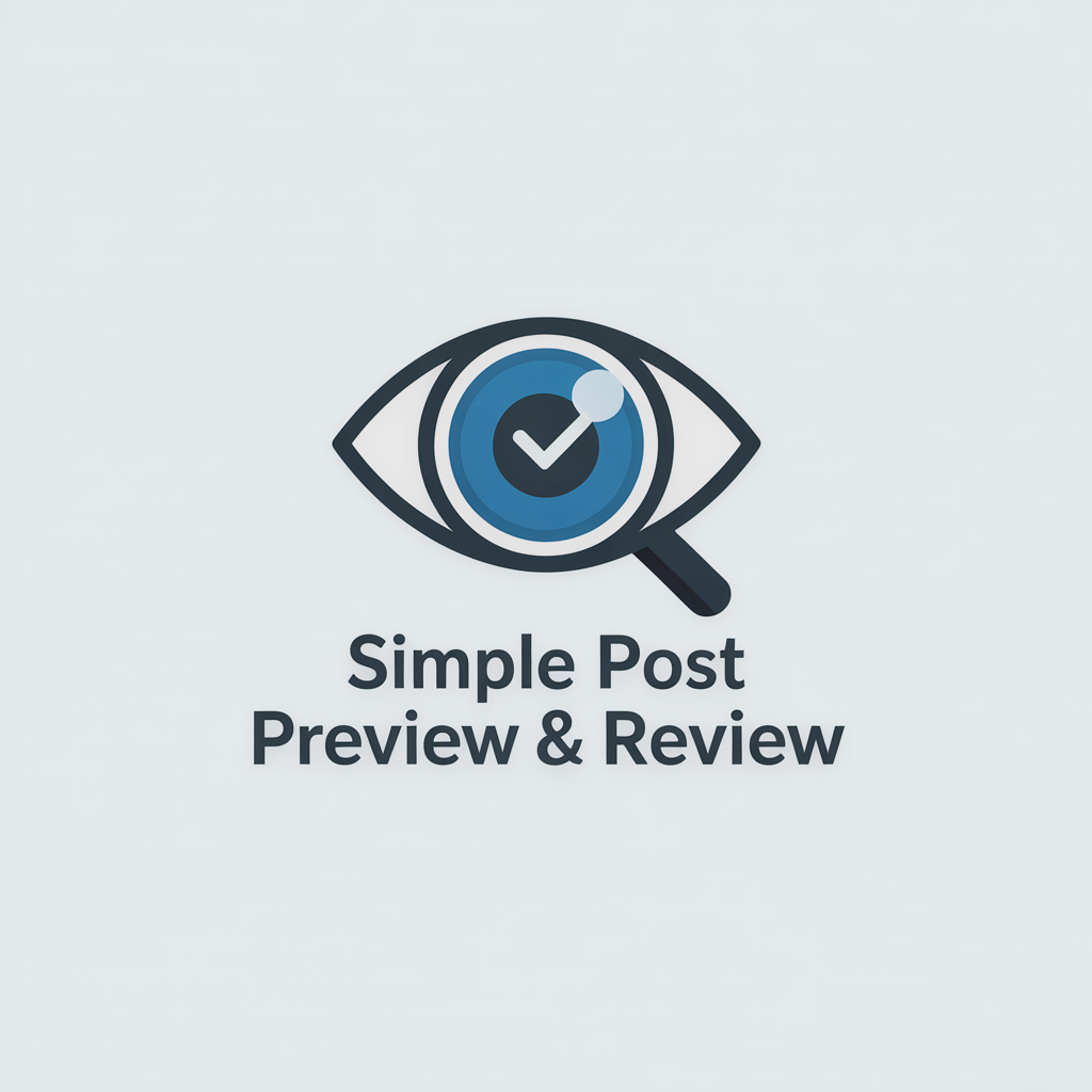Simple Post Preview & Review logo
