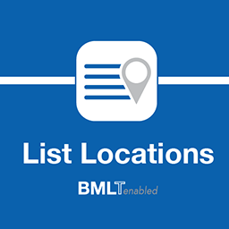 List Locations BMLT logo