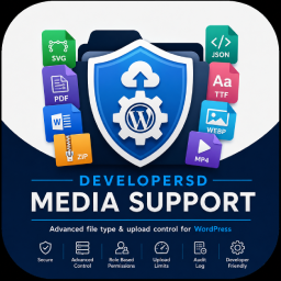 Developersd Manage Media Support logo