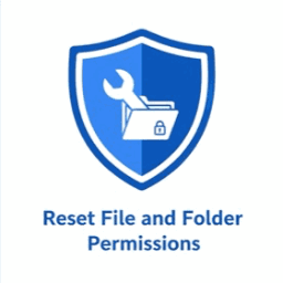 Reset file and folder permissions logo