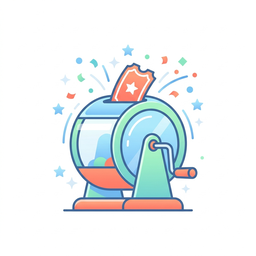 Animated Raffle Winner logo
