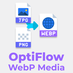 OptiFlow WebP Media logo