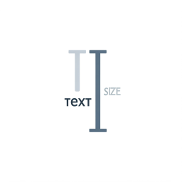 Text Size Adjust logo