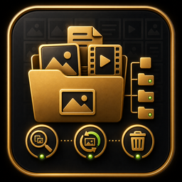 NaveenCodes Media Organizer logo