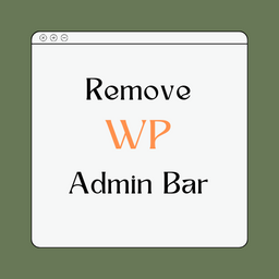 Remove WP Admin Bar logo