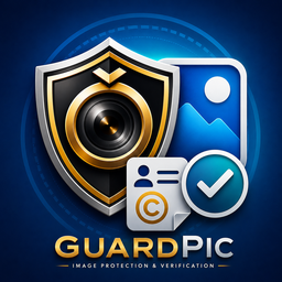 GuardPic Image Credit Checker logo