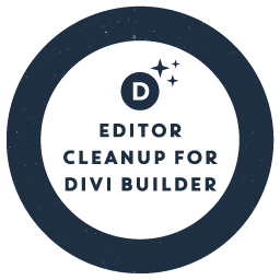 Editor Cleanup For Divi Builder: FDP add-on to cleanup the Divi Builder frontend editor logo