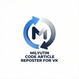 Milyutin Code Article Reposter for VK logo