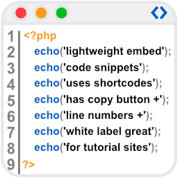WPBetterCodeHighlighting logo