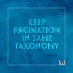 Keep Pagination in Same Taxonomy logo
