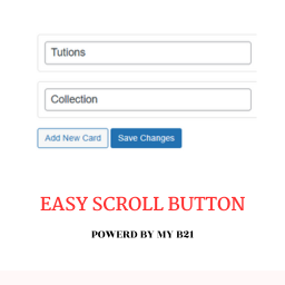 Custom Scrollable Button – My B21 Cards logo